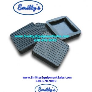 Square Rubber Slip-On Pads