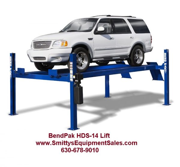 BendPak Model HDS14 Four Post Lift 14K Capacity Smitty’s Automotive