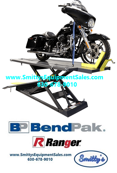 Ranger RML-1500XL-Motorcycle-Lift-Full Dresser-on-it