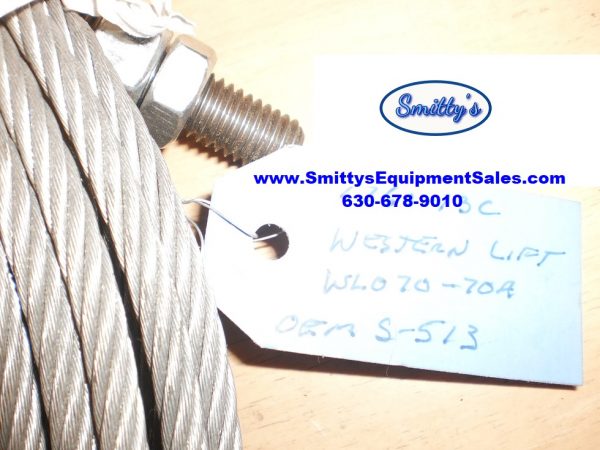 Western Lift WLO70-70A Cable S-513