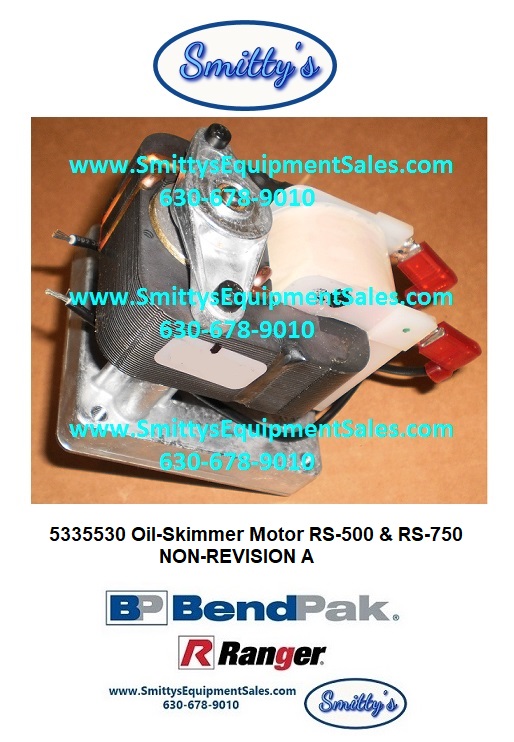 5335530 Oil-Skimmer Motor RS-500 & RS-750 NON-REVISION A
