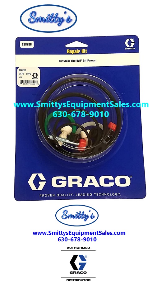Replacement Parts for Graco Sprayer Parts Fire-Ball 5:1 Air Motor 238286/238-286 