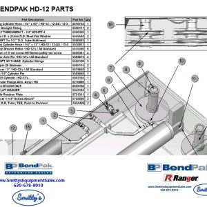 BendPak HD-12 parts